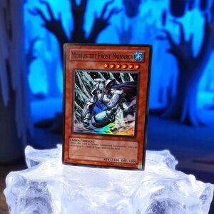 1996 Yu-Gi-Oh! Mobius the Frost Monarch Rare Holographic Card SOD-EN022